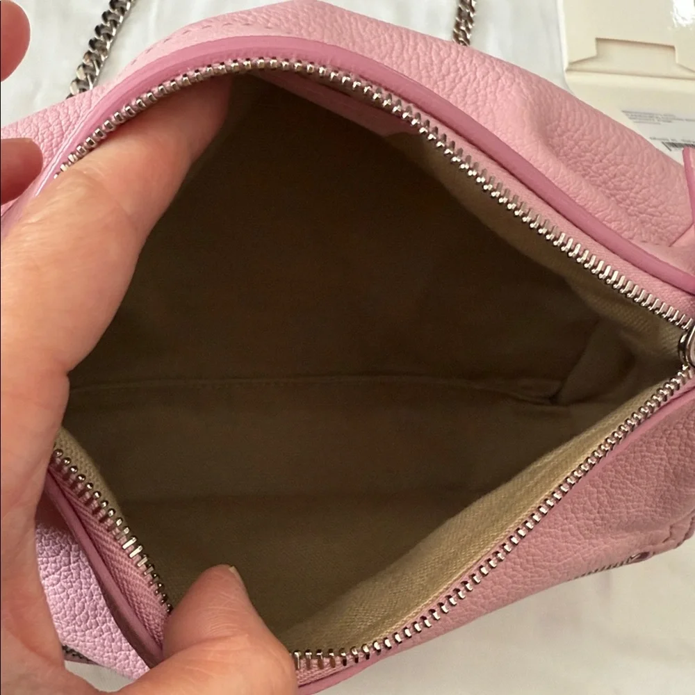 Givenchy Mini Pandora Pink Crossbody Bag with Chain Strap - Picture 5 of 10